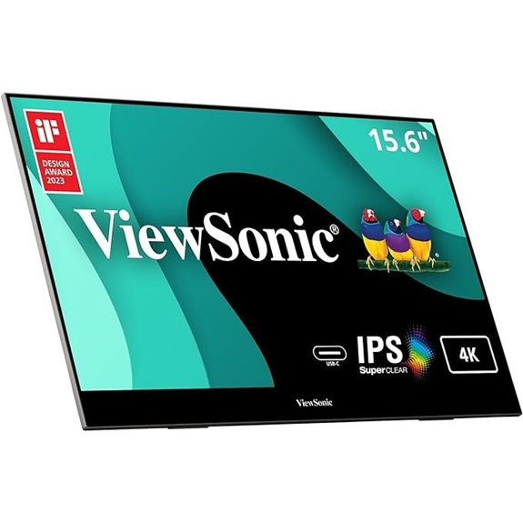 ViewSonic VX1655-4K Portable 15.6 UHD Monitor