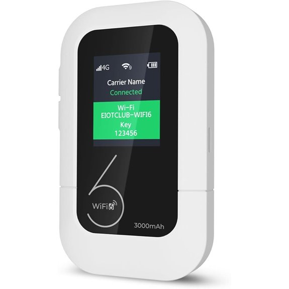 EIOTCLUB 4G LTE Portable WiFi Hotspot with Trial Data
