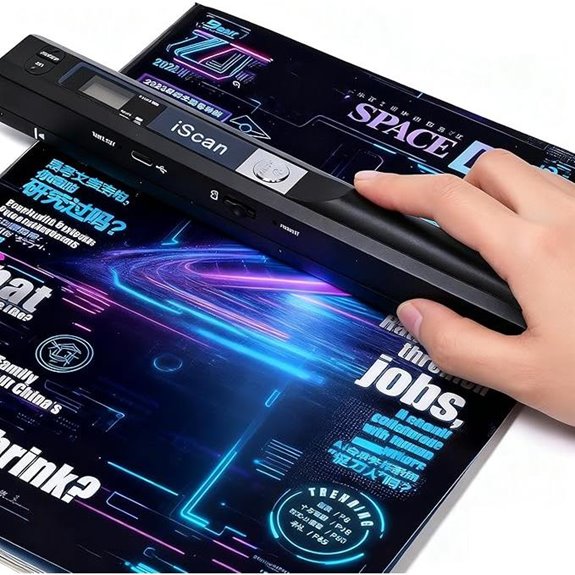 Portable A4 Document & Photo Scanner with 16GB Memory