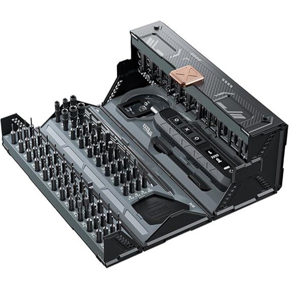 JAKEMY Compact Electric Screwdriver Set with Bits