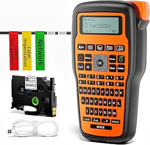 Vixic Industrial Handheld Label Maker with Tape