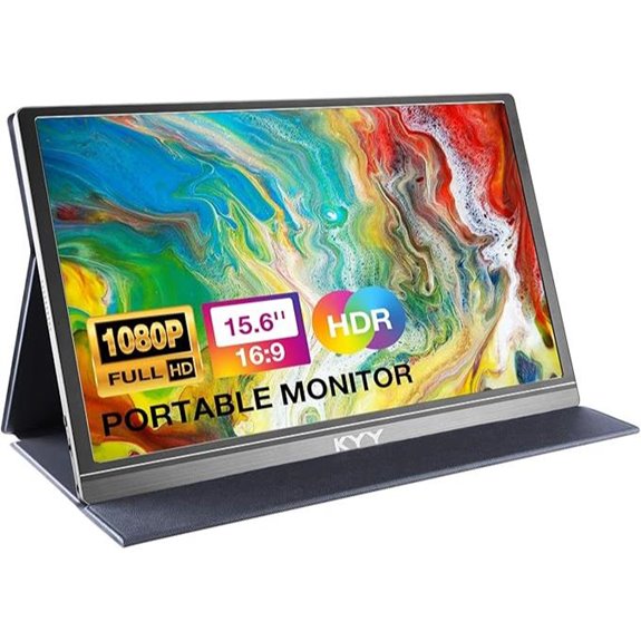 KYY 15.6 Portable Monitor with Cover and Speakers