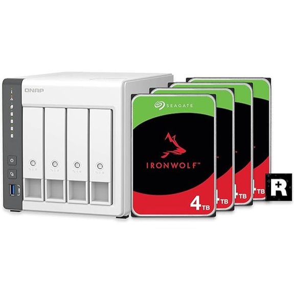 QNAP 4-Bay NAS with 12TB Seagate Drives
