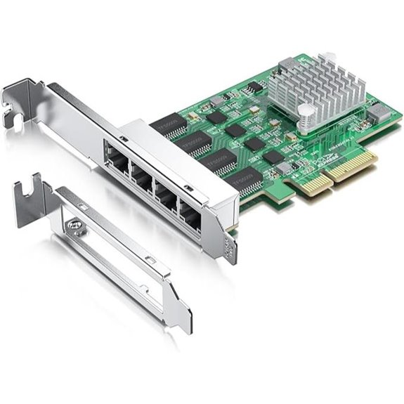 Network Card with Quad RJ-45 Ports and Realtek RTL8125BG