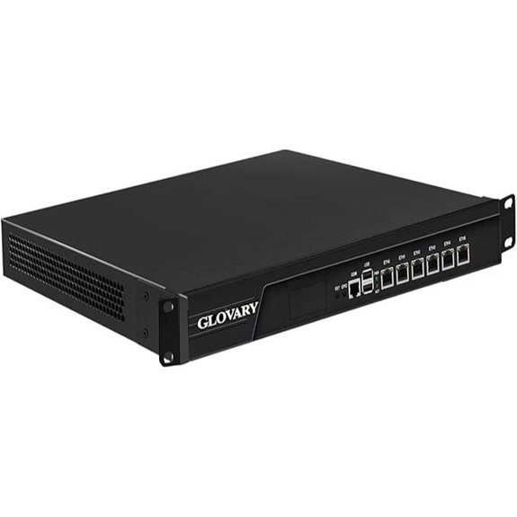 1U Rackmount Firewall with i3 CPU and 6 LAN Ports