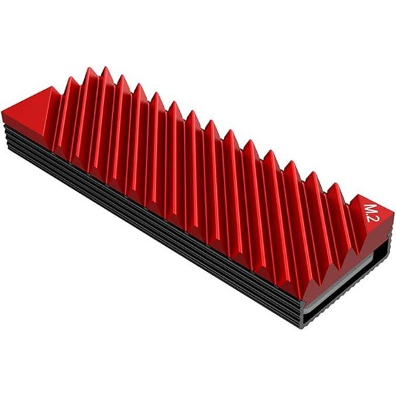 M.2 Heatsink Cooler for NVMe SSDs (Red)