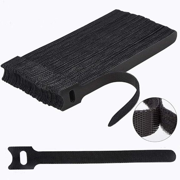 60 PCS Reusable 6-Inch Cable Ties for Organization