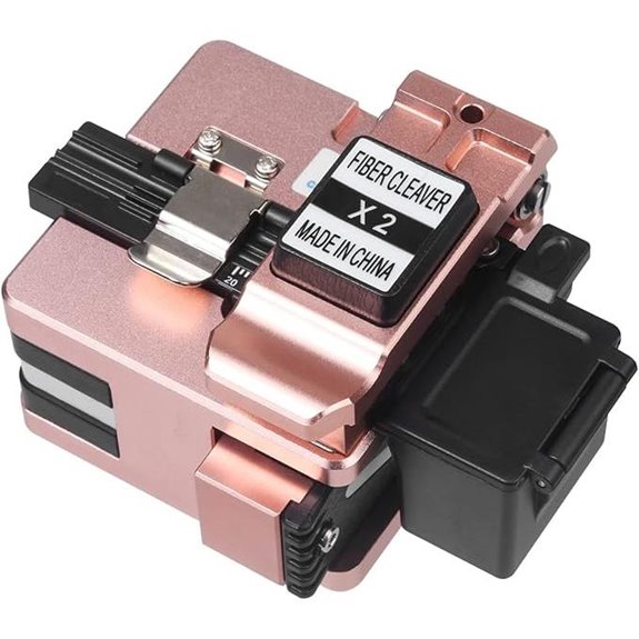 Optical Fiber Cleaver and Cutter Tool (Rose Gold)