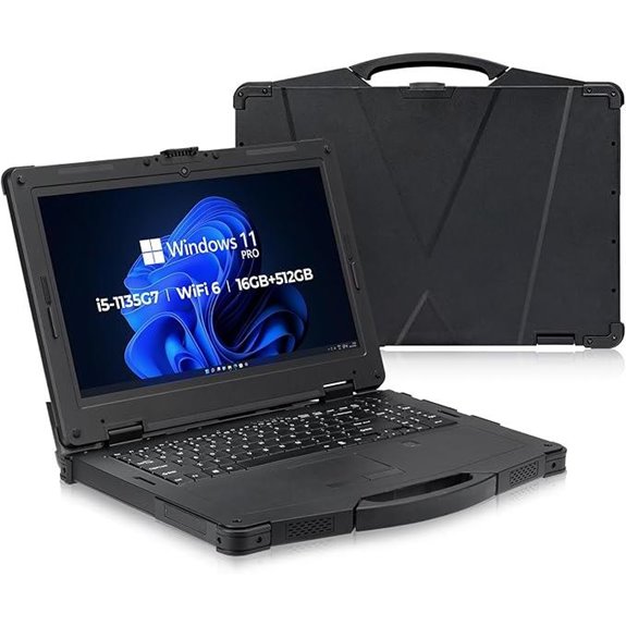 MUNBYN 15.6 Rugged Windows 11 Laptop
