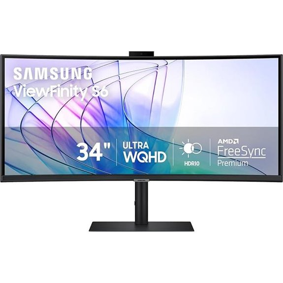 Samsung 34 ViewFinity Curved Monitor with USB-C