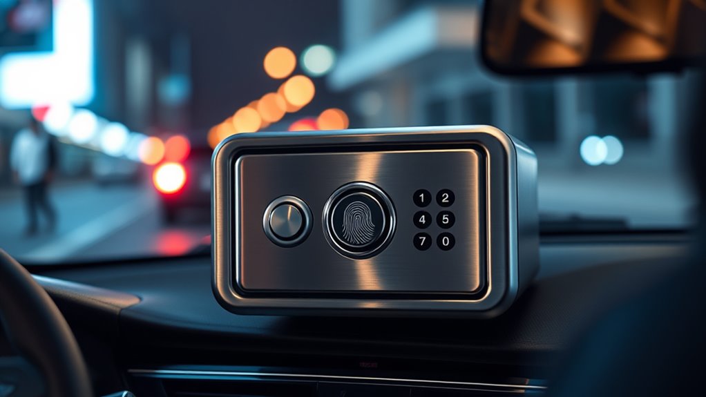 secure portable biometric safe