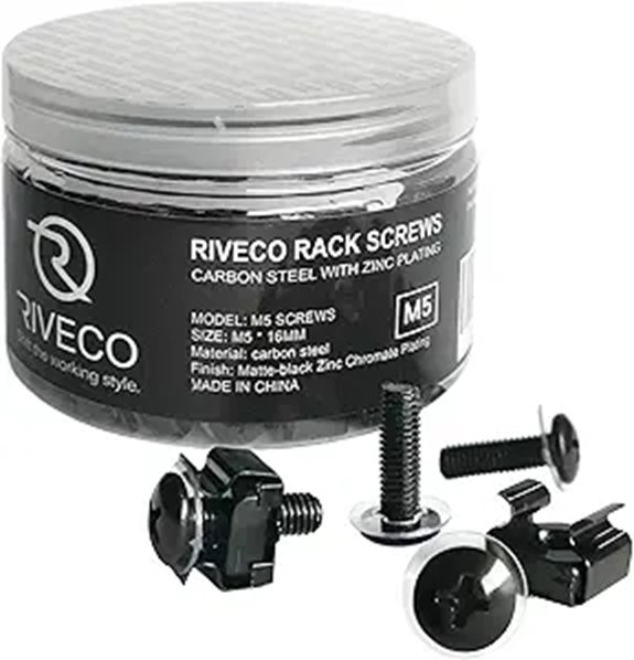 RIVECO M5 Rack Screws & Nuts for Servers
