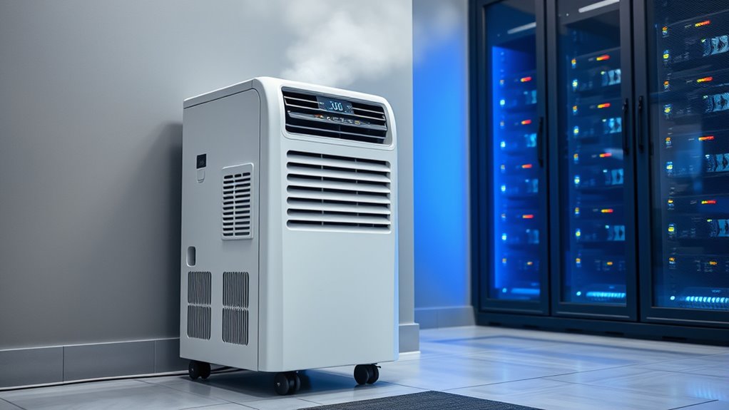 server room portable ac features