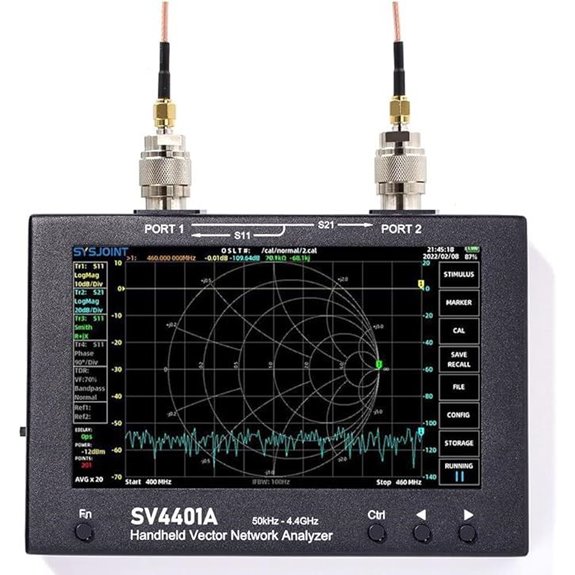 7-inch Touch LCD Vector Network Analyzer