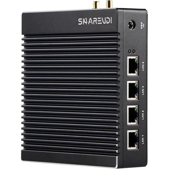 Fanless Firewall Mini PC with Intel N3710 & LAN