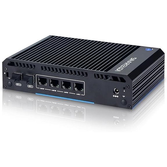 Fanless Network Router Firewall Mini PC with SFP