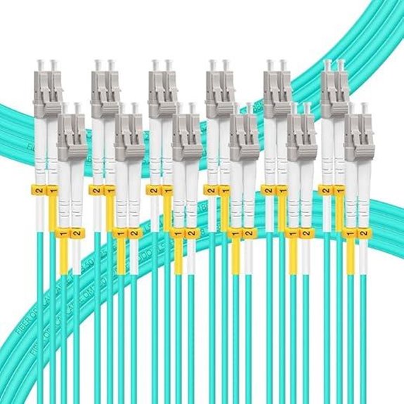 Flypro 6-Pack LC to LC OM3 Fiber Patch Cables