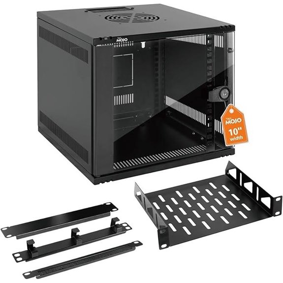 Tecmojo 6U 10 Wall Mount Server Rack Set