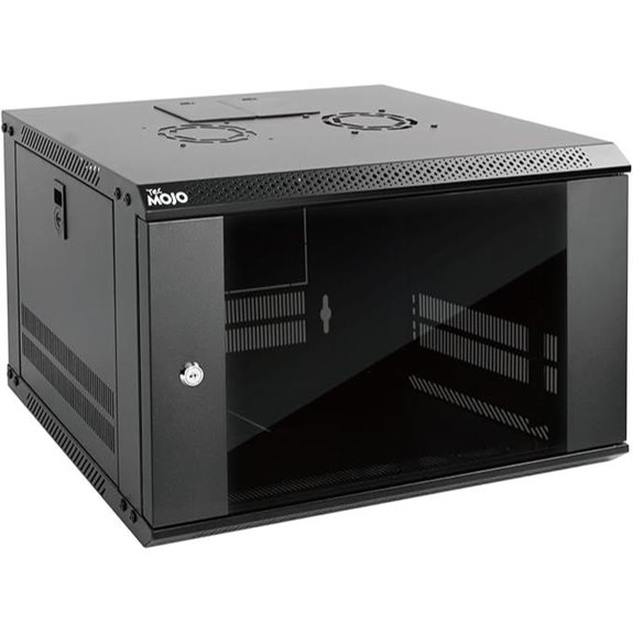Tecmojo 6U Wall Mount Server Rack with Fans