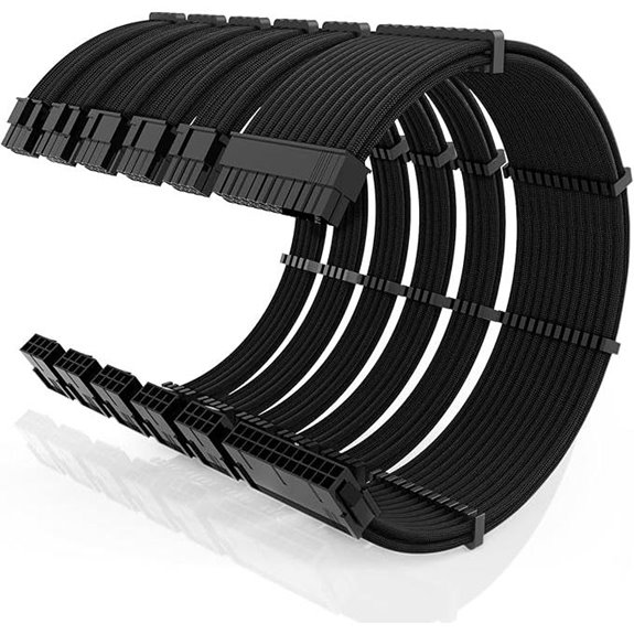 PSU Extension Kit with Sleeved Cables and Combs