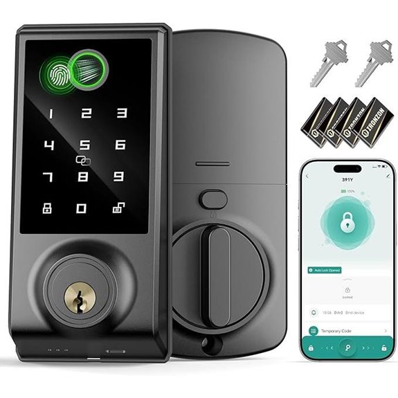 IRONZON 5-in-1 Smart Fingerprint Door Lock