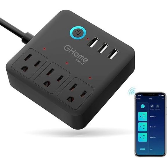 GHome Smart Power Strip with Alexa & Google Control