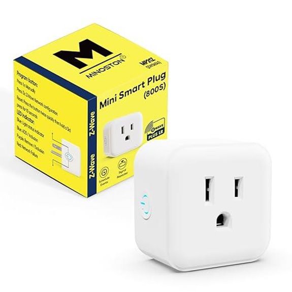 Minoston Z-Wave Smart Plug with Repeater (MP21Z)