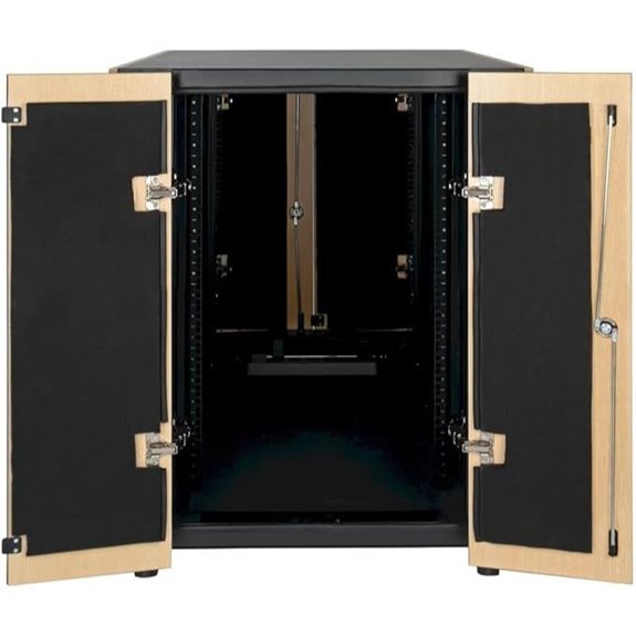 Tripp Lite 18U Soundproof Rack Enclosure Server Cabinet Quiet Acoustic