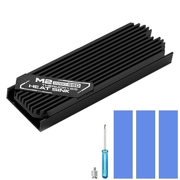 ASTARON M.2 SSD Heatsink with Thermal Pads