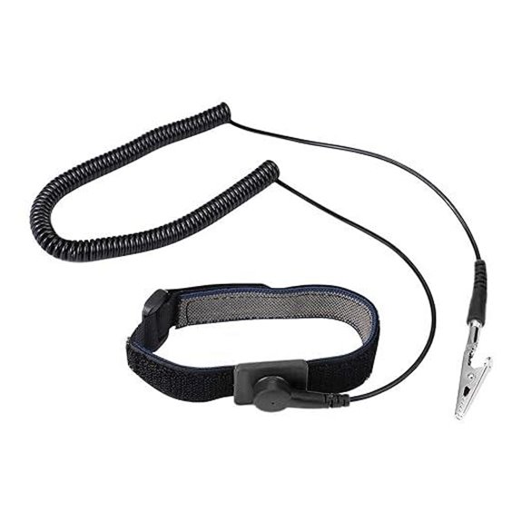 Anti Static Wrist Strap with Alligator Clip and Cable