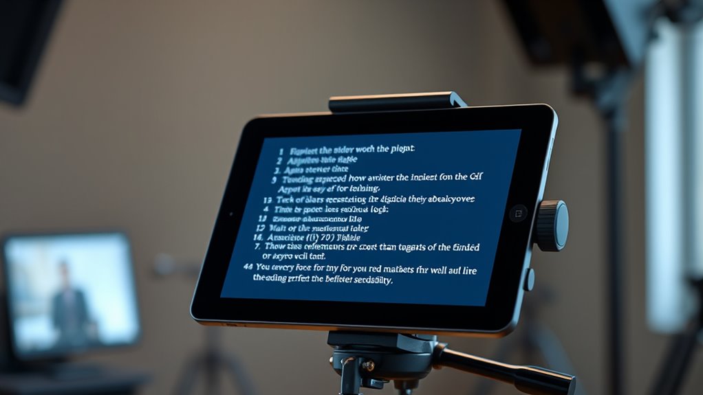 tablet teleprompter essentials