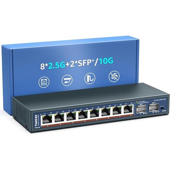 10-Port 2.5G Ethernet Switch with 10G SFP