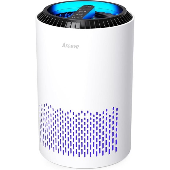 AROEVE Air Purifier with 3 Layers and Sleep Mode