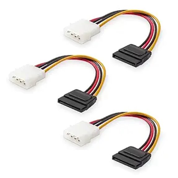 Cable Matters 3-Pack SATA to Molex Power Cables