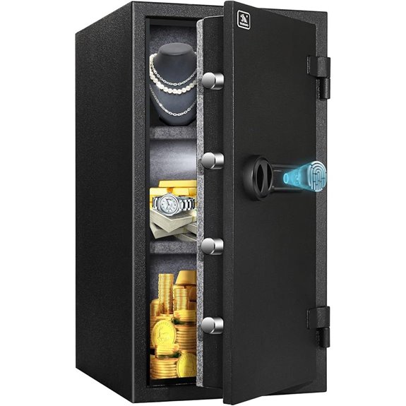 Tigerking Biometric Fireproof Safe with Digital Security