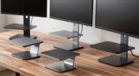 top monitor stands with laptop trays