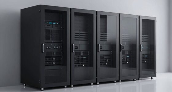 top noise blocking rack cabinets