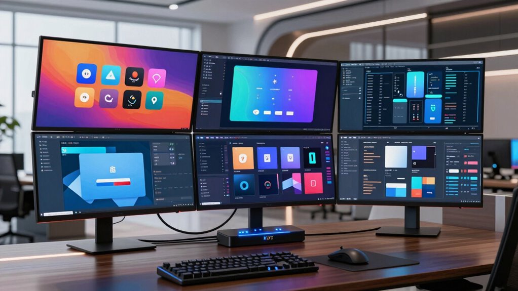 top quad monitor kvms