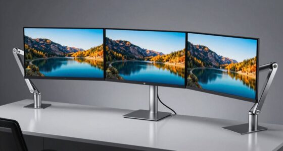 top triple monitor arm options