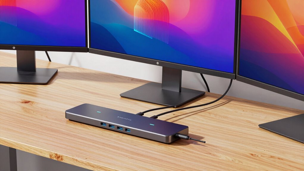 top usb c triple monitor docks