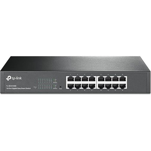 TP-Link 16-Port Managed Gigabit Switch Black