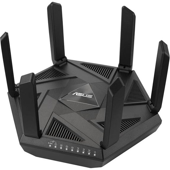 ASUS RT-AXE7800 Tri-band WiFi 6E Router with Security
