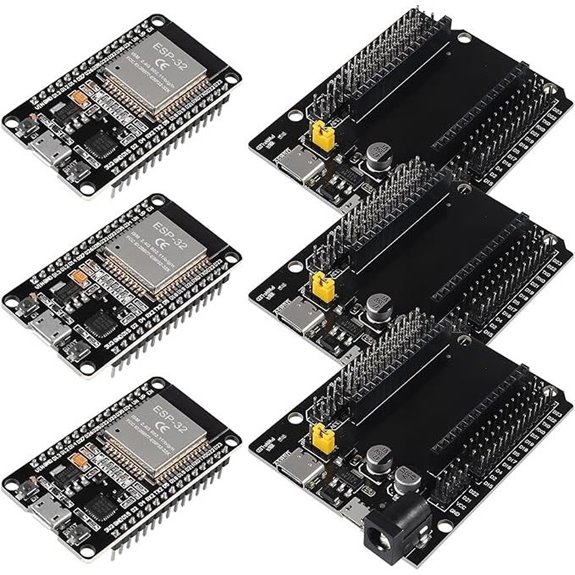 ESP32 WiFi Development Board 3-Pack with GPIO and USB