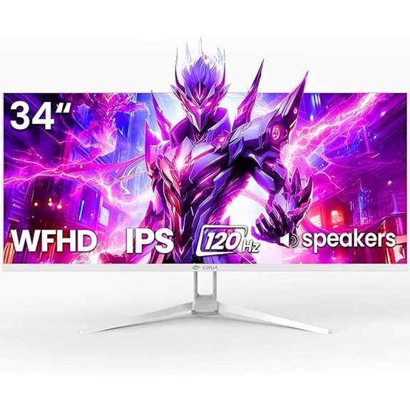CRUA 34 Ultrawide Gaming Monitor 120Hz IPS