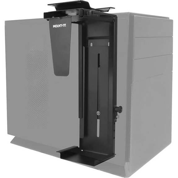 under desk cpu mount