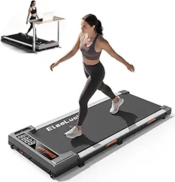 Walking Pad Under Desk Treadmill with Remote and LED Display