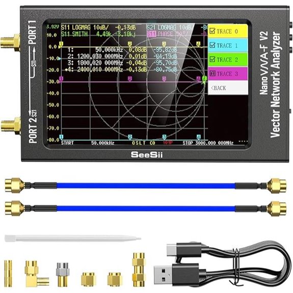 Upgraded NanoVNA-F V2 Vector Network Analyzer
