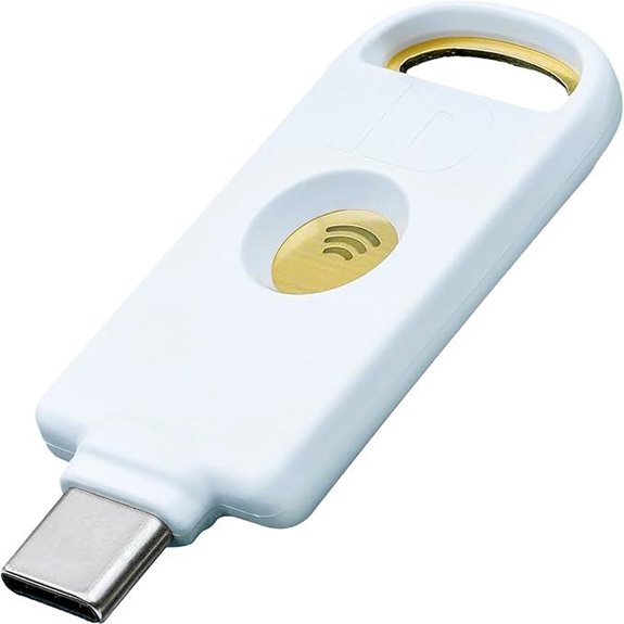 Identiv uTrust FIDO2 NFC Security Key USB-C (FIDO FIDO2 U2F WebAuthn)
