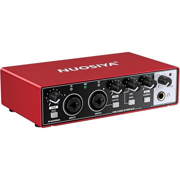 USB Audio Interface for PC and Mac Recording