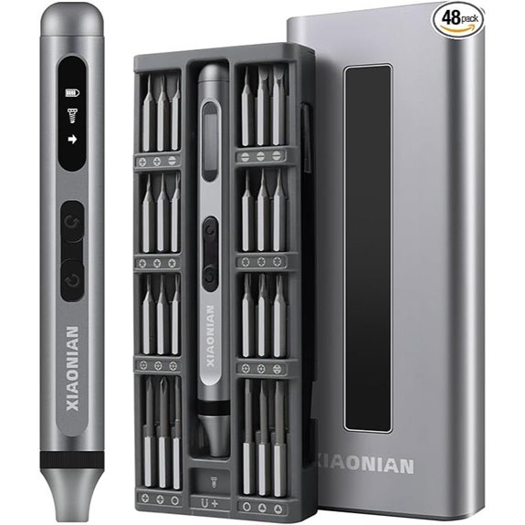 52-in-1 Electric Screwdriver Set with USB-C Charging
